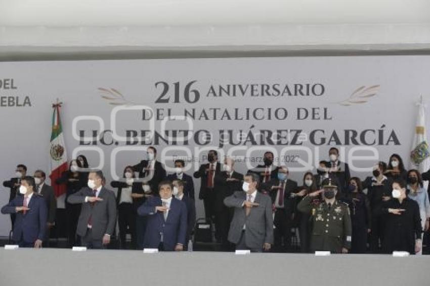 CEREMONIA NATALICIO BENITO JUÁREZ
