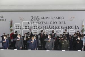 CEREMONIA NATALICIO BENITO JUÁREZ