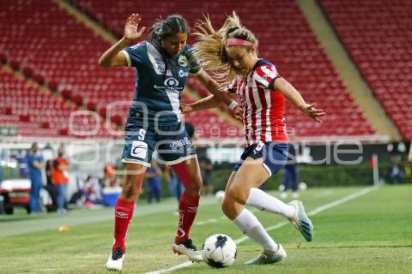 FÚTBOL FEMENIL . CHIVAS VS PUEBLA