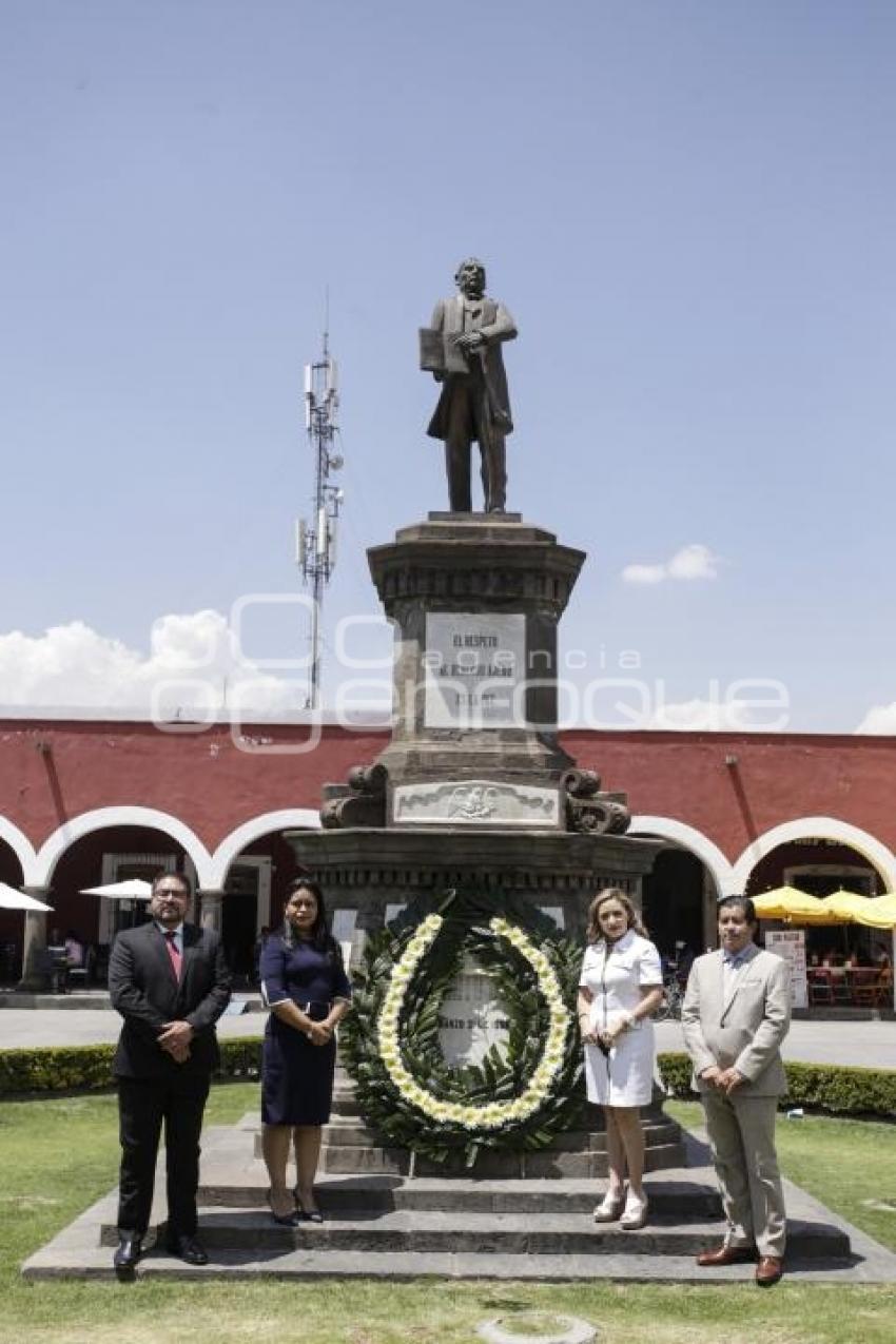 SAN PEDRO CHOLULA . NATALICIO BENITO JUÁREZ