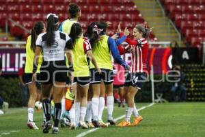 FÚTBOL FEMENIL . CHIVAS VS PUEBLA