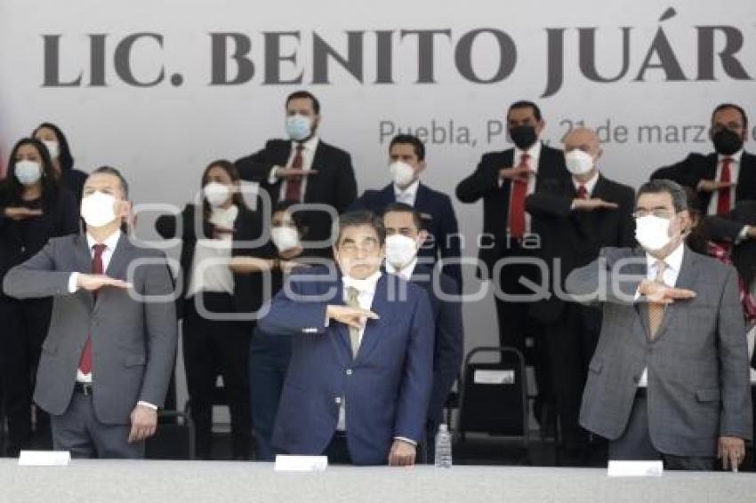 CEREMONIA NATALICIO BENITO JUÁREZ