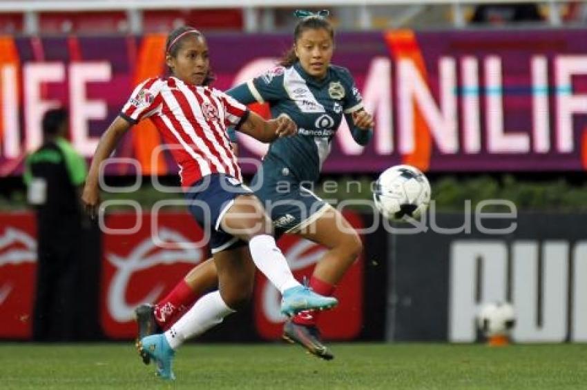 FÚTBOL FEMENIL . CHIVAS VS PUEBLA