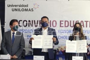 CHOLULA . CONVENIO EDUCATIVO