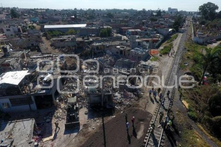 XOCHIMEHUACÁN . REMOCIÓN ESCOMBROS