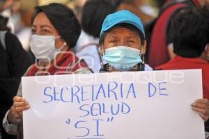 TLAXCALA . PROTESTA PERSONAL DE LA SALUD