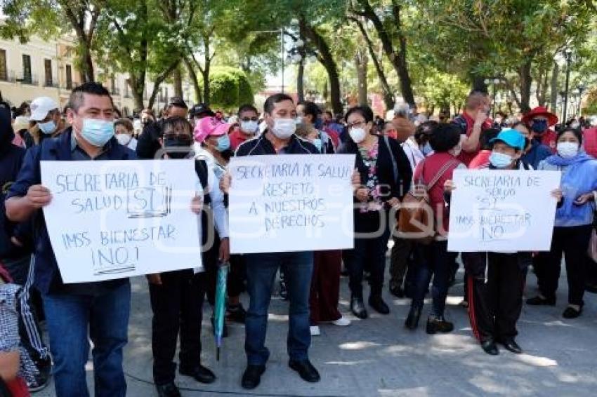 TLAXCALA . PROTESTA PERSONAL DE LA SALUD