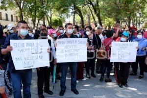 TLAXCALA . PROTESTA PERSONAL DE LA SALUD