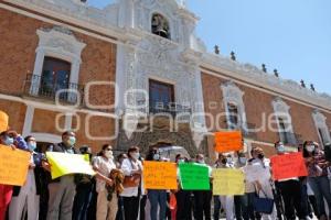 TLAXCALA . PROTESTA PERSONAL DE LA SALUD