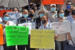 TLAXCALA . PROTESTA PERSONAL DE LA SALUD