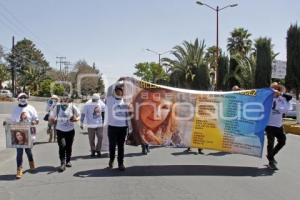 TEXMELUCAN . MANIFESTACIÓN MUJER DESAPARECIDA