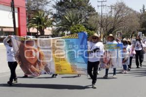 TEXMELUCAN . MANIFESTACIÓN MUJER DESAPARECIDA