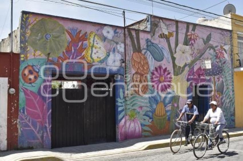 SAN PEDRO CHOLULA . MURALES