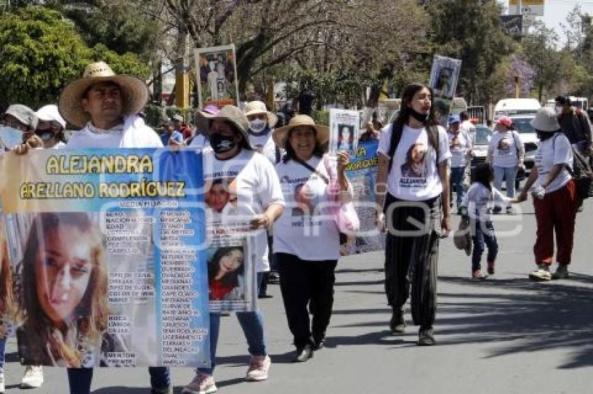 TEXMELUCAN . MANIFESTACIÓN MUJER DESAPARECIDA