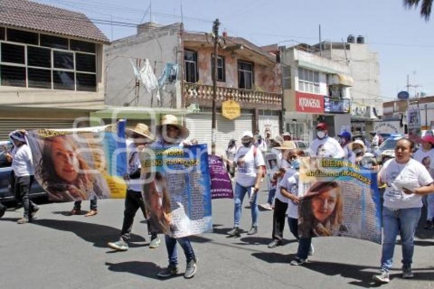 TEXMELUCAN . MANIFESTACIÓN MUJER DESAPARECIDA