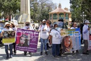 TEXMELUCAN . MANIFESTACIÓN MUJER DESAPARECIDA