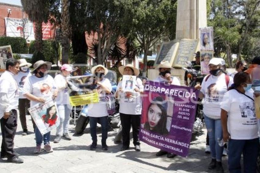 TEXMELUCAN . MANIFESTACIÓN MUJER DESAPARECIDA