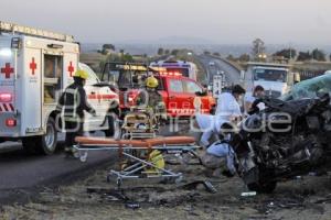 TLAXCALA . ACCIDENTE AUTOMOVILISTICO