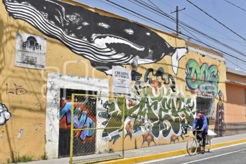 SAN PEDRO CHOLULA . MURALES
