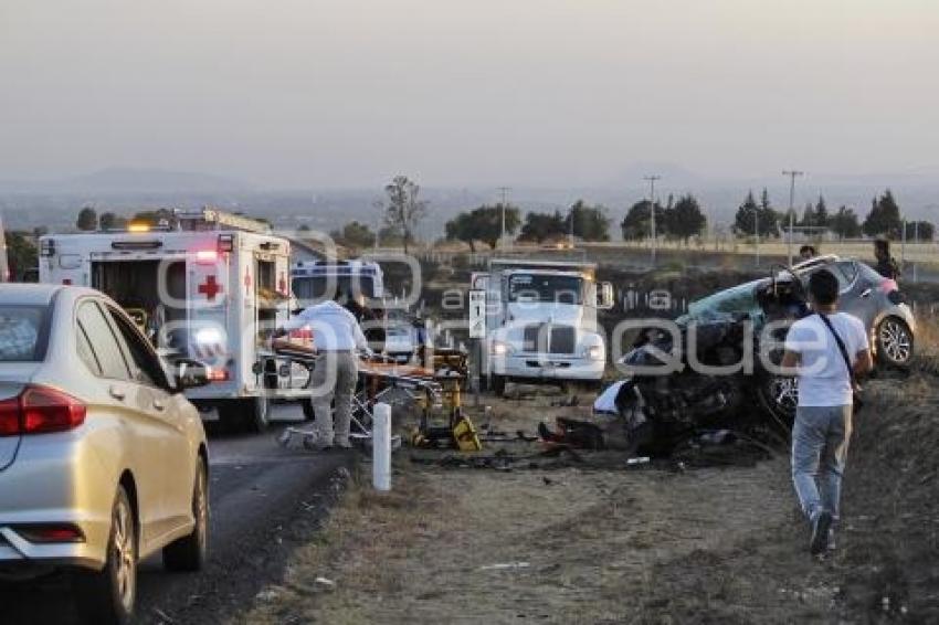 TLAXCALA . ACCIDENTE AUTOMOVILISTICO