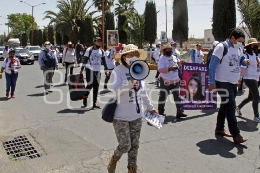 TEXMELUCAN . MANIFESTACIÓN MUJER DESAPARECIDA