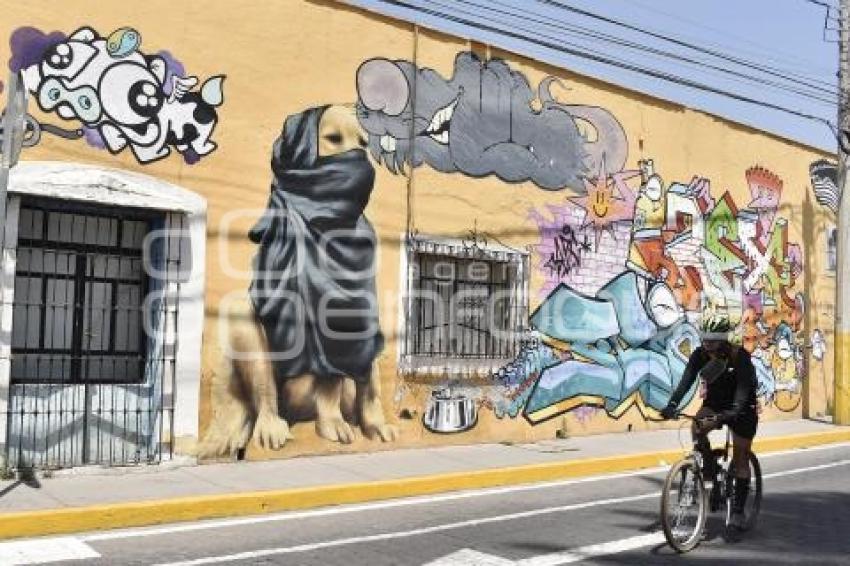 SAN PEDRO CHOLULA . MURALES
