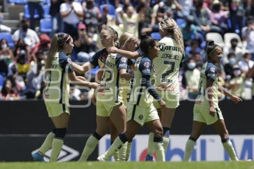 FÚTBOL FEMENIL . PUEBLA VS AMÉRICA