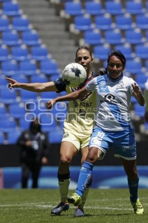 FÚTBOL FEMENIL . PUEBLA VS AMÉRICA
