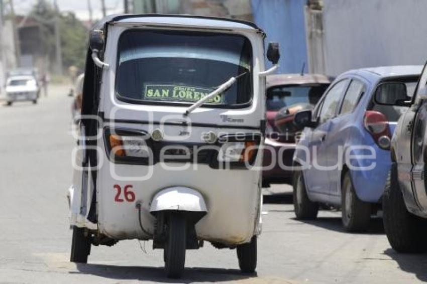 CUAUTLANCINGO . MOTOTAXIS