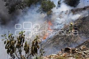 BOMBEROS . INCENDIO