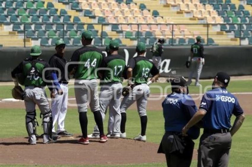 BEISBOL . PERICOS VS OLMECAS