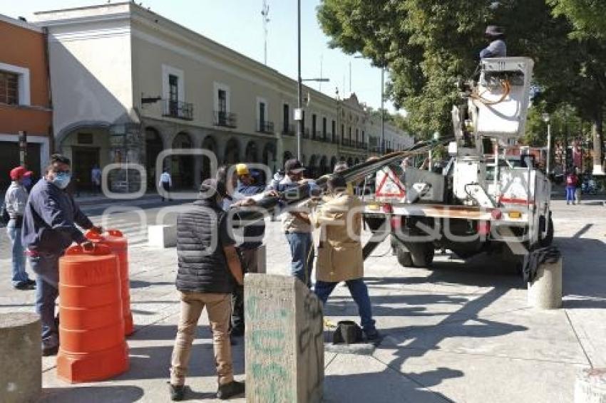 TLAXCALA . RETIRO ASTA BANDERA