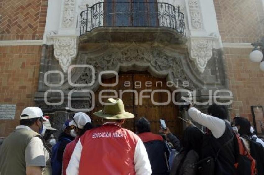 TLAXCALA . PROTESTA DOCENTES