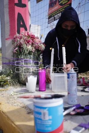 TLAXCALA . PROTESTA FEMINICIDIOS