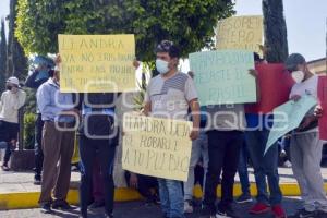 TLAXCALA . PROTESTA MAZATECOCHCO