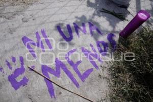 TLAXCALA . PROTESTA FEMINICIDIOS