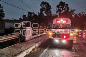 TLAXCALA . ACCIDENTE VIAL