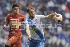 FÚTBOL . CLUB PUEBLA VS PUMAS