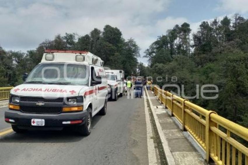 ACCIDENTE . CARETERA MÉXICO-TUXPAN