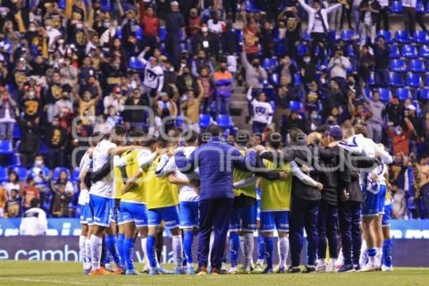 FÚTBOL . CLUB PUEBLA VS PUMAS