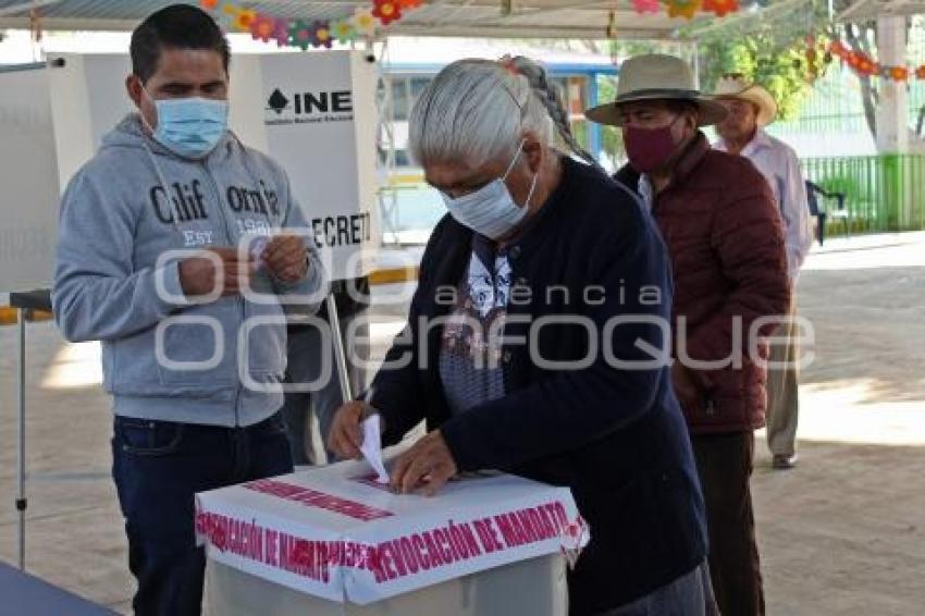 TEHUACÁN . REVOCACIÓN DE MANDATO