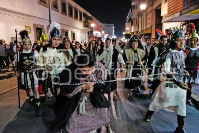 TLAXCALA . PROCESIÓN SEMANA SANTA