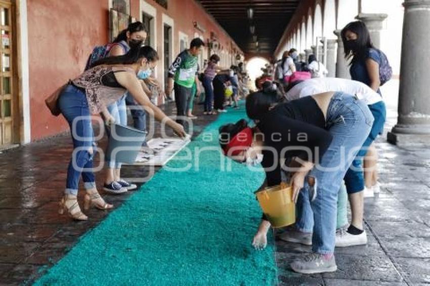 SAN PEDRO CHOLULA . ALFOMBRAS