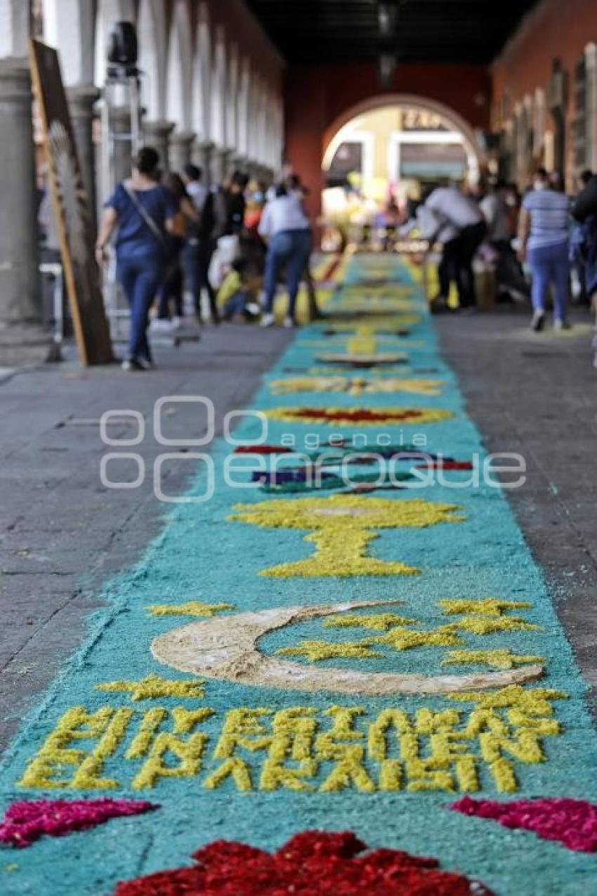 SAN PEDRO CHOLULA . ALFOMBRAS