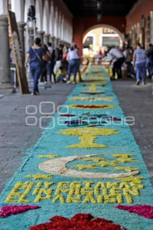 SAN PEDRO CHOLULA . ALFOMBRAS