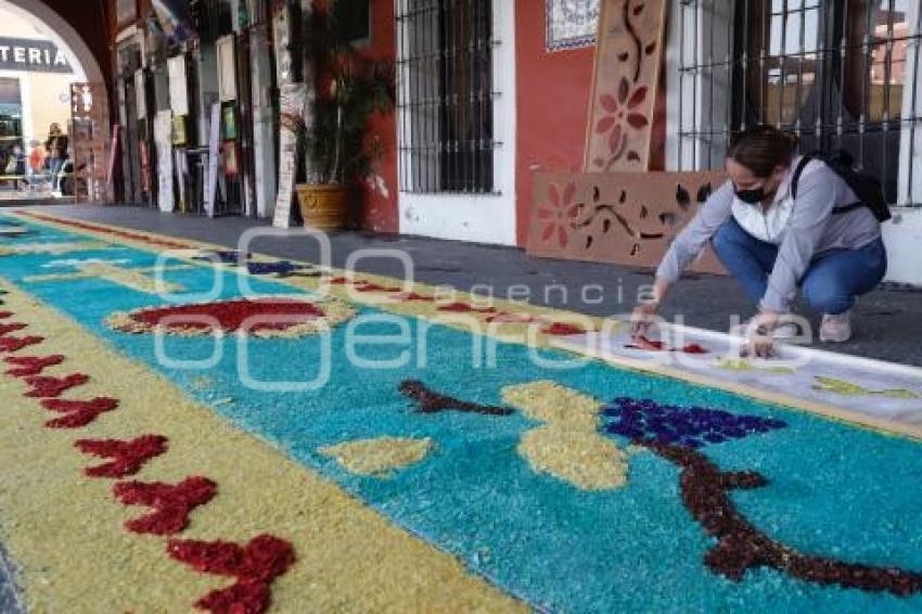 SAN PEDRO CHOLULA . ALFOMBRAS