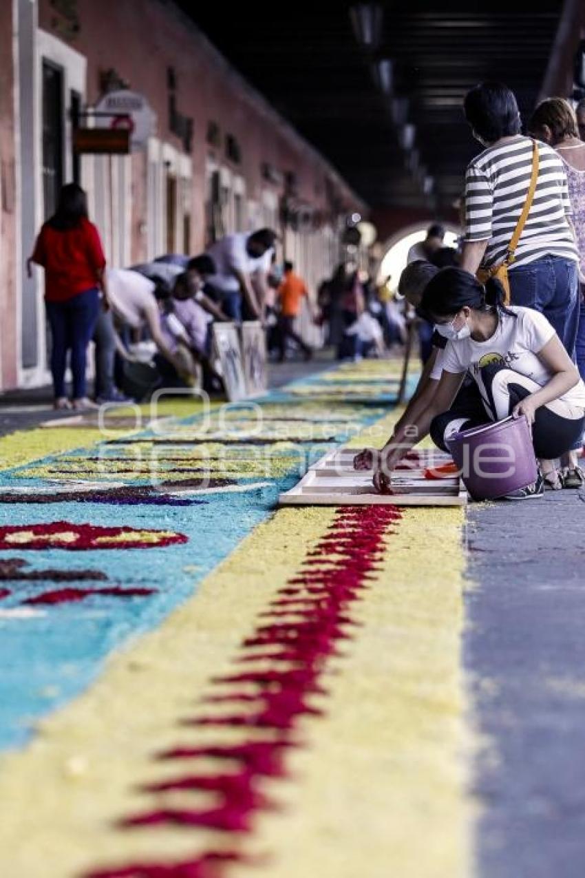 SAN PEDRO CHOLULA . ALFOMBRAS