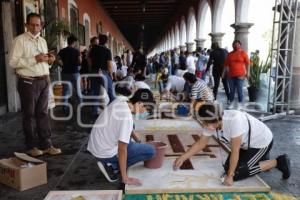 SAN PEDRO CHOLULA . ALFOMBRAS