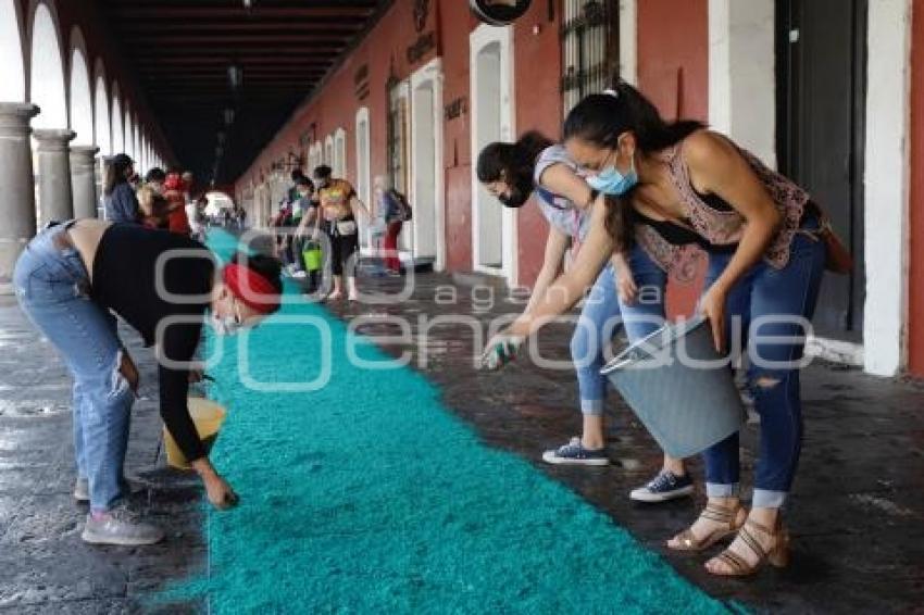 SAN PEDRO CHOLULA . ALFOMBRAS