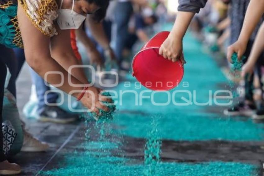 SAN PEDRO CHOLULA . ALFOMBRAS